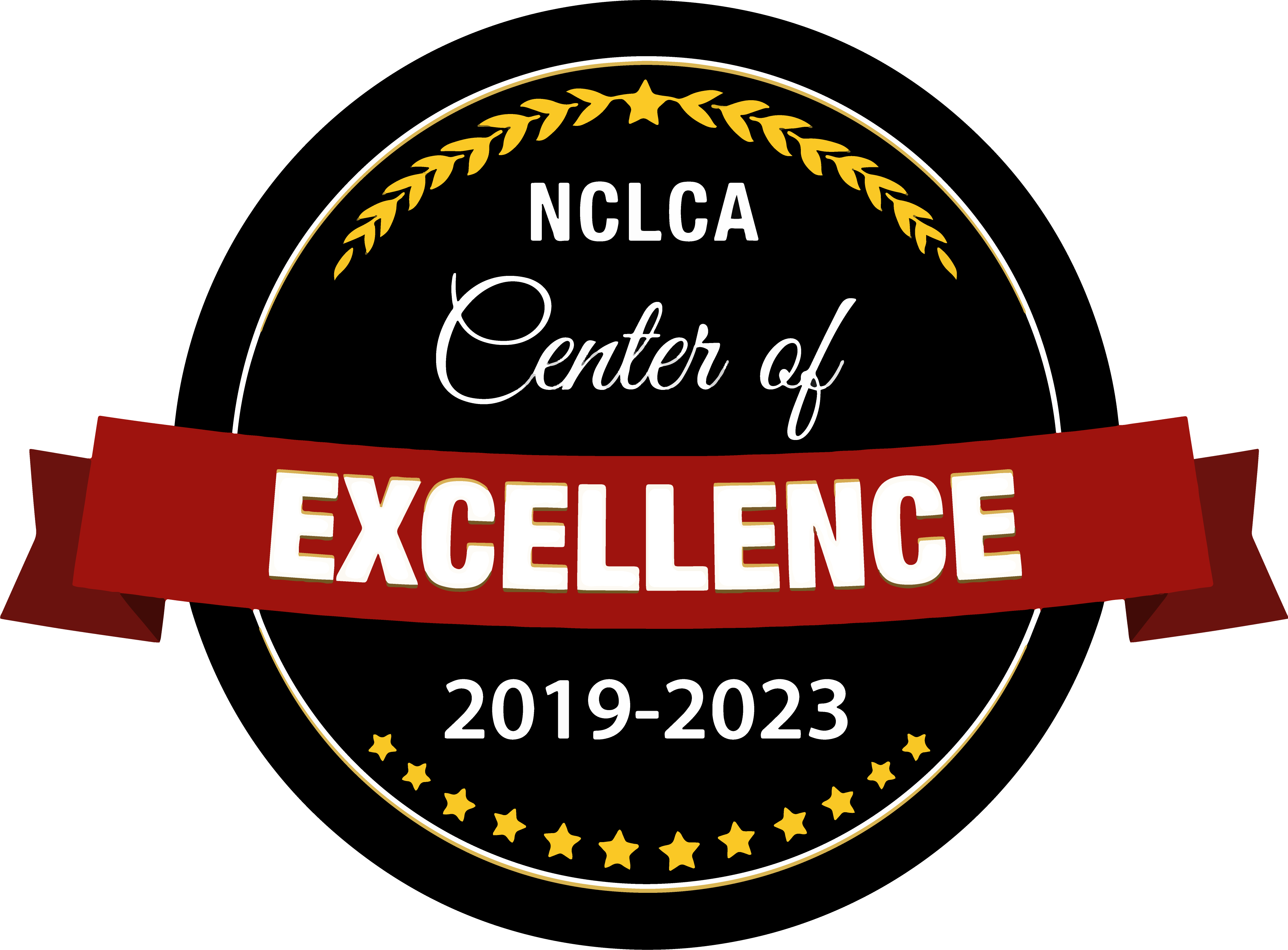 Graphic of NCLCA logo for 2019-2023