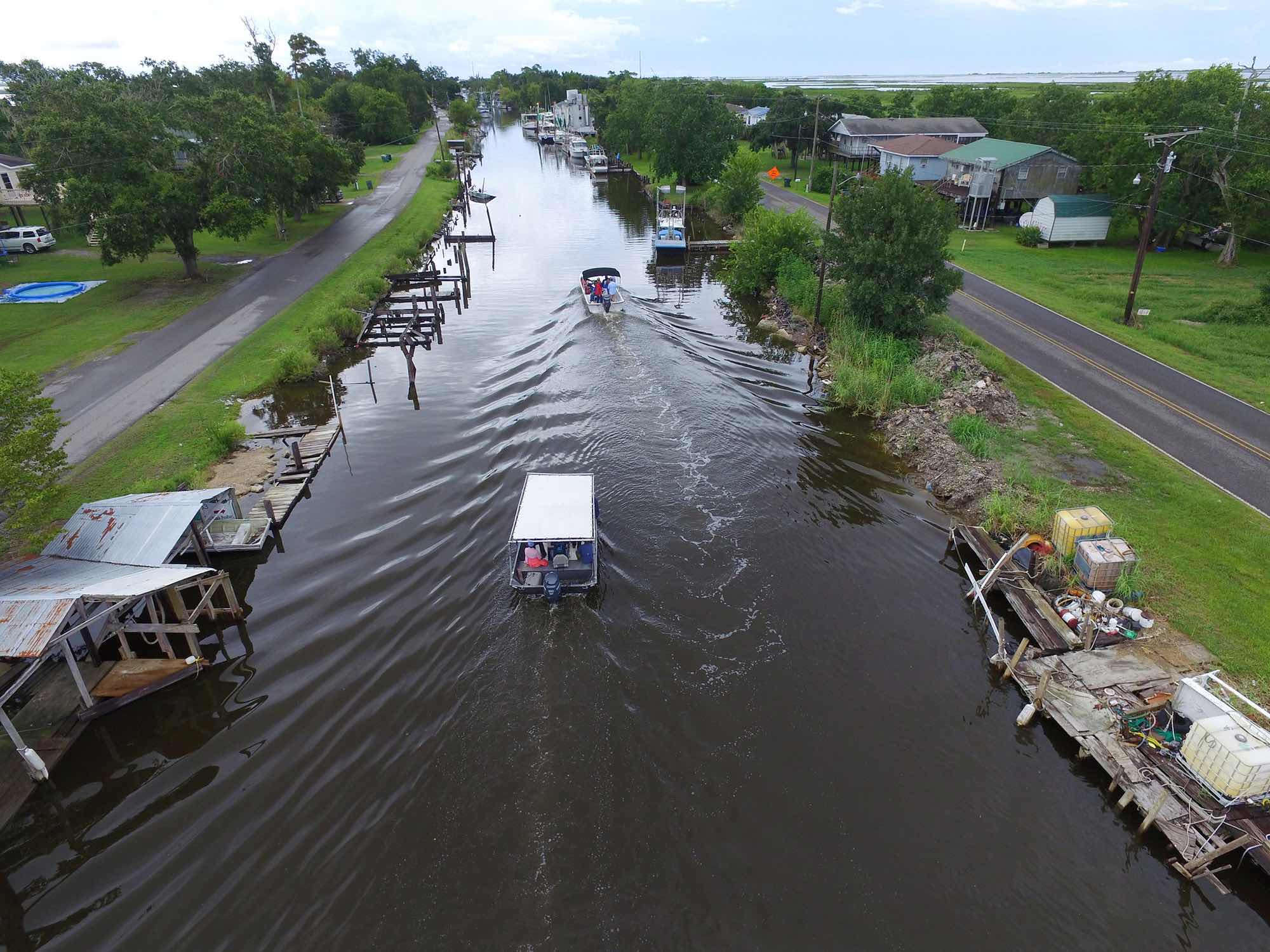 Pointe-au-Chien, southeast of Houma, LA.