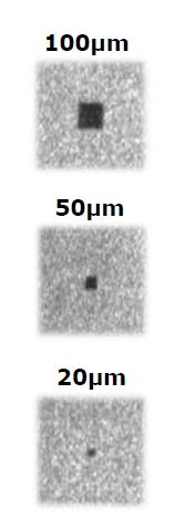 rapiflex laser spot size